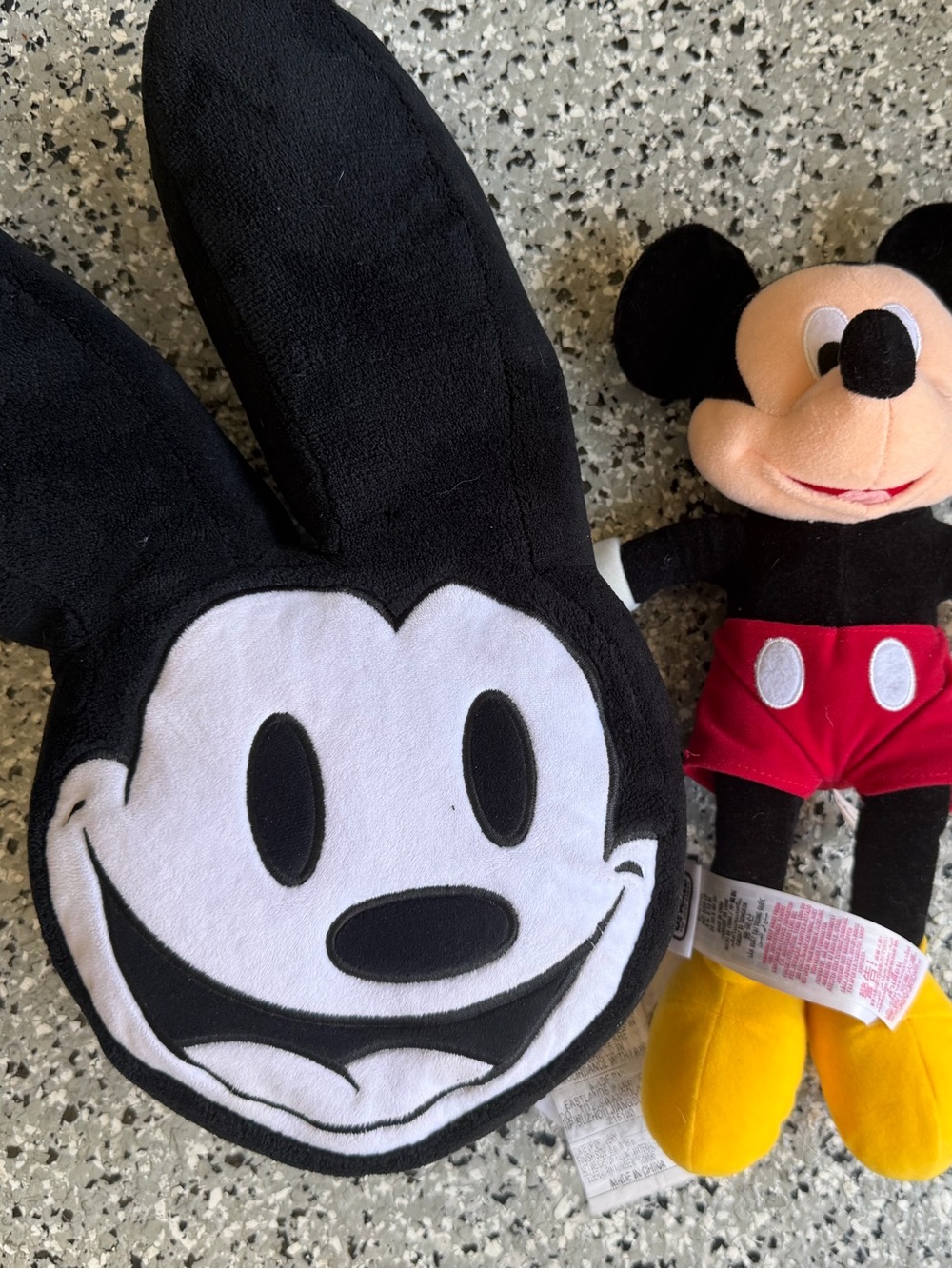 Disney Oswald and Mickey Plush Character Duo